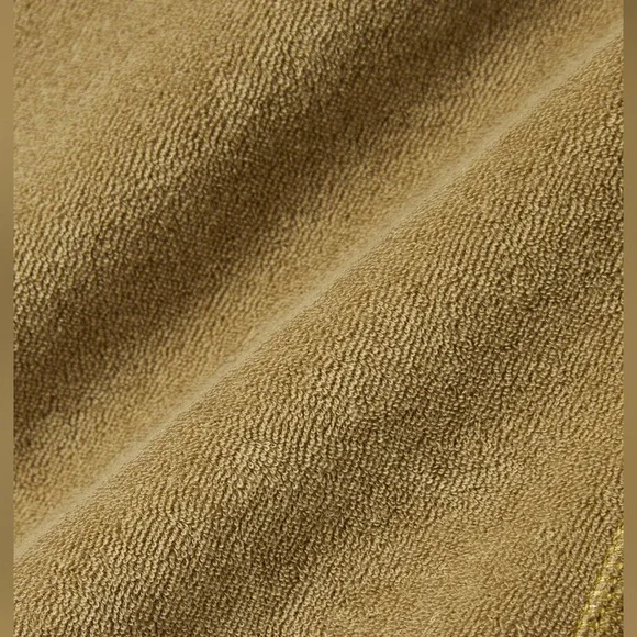 Tibi Summer Terry Crewneck Racerback Bodysuit in Cumin - Picture 4 of 8